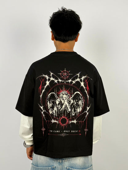 Manga larga negro Demon