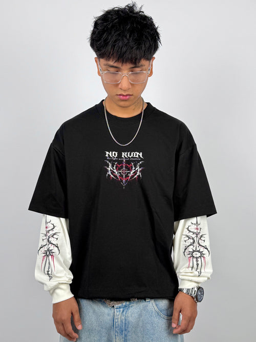 Manga larga Negro Demon V2