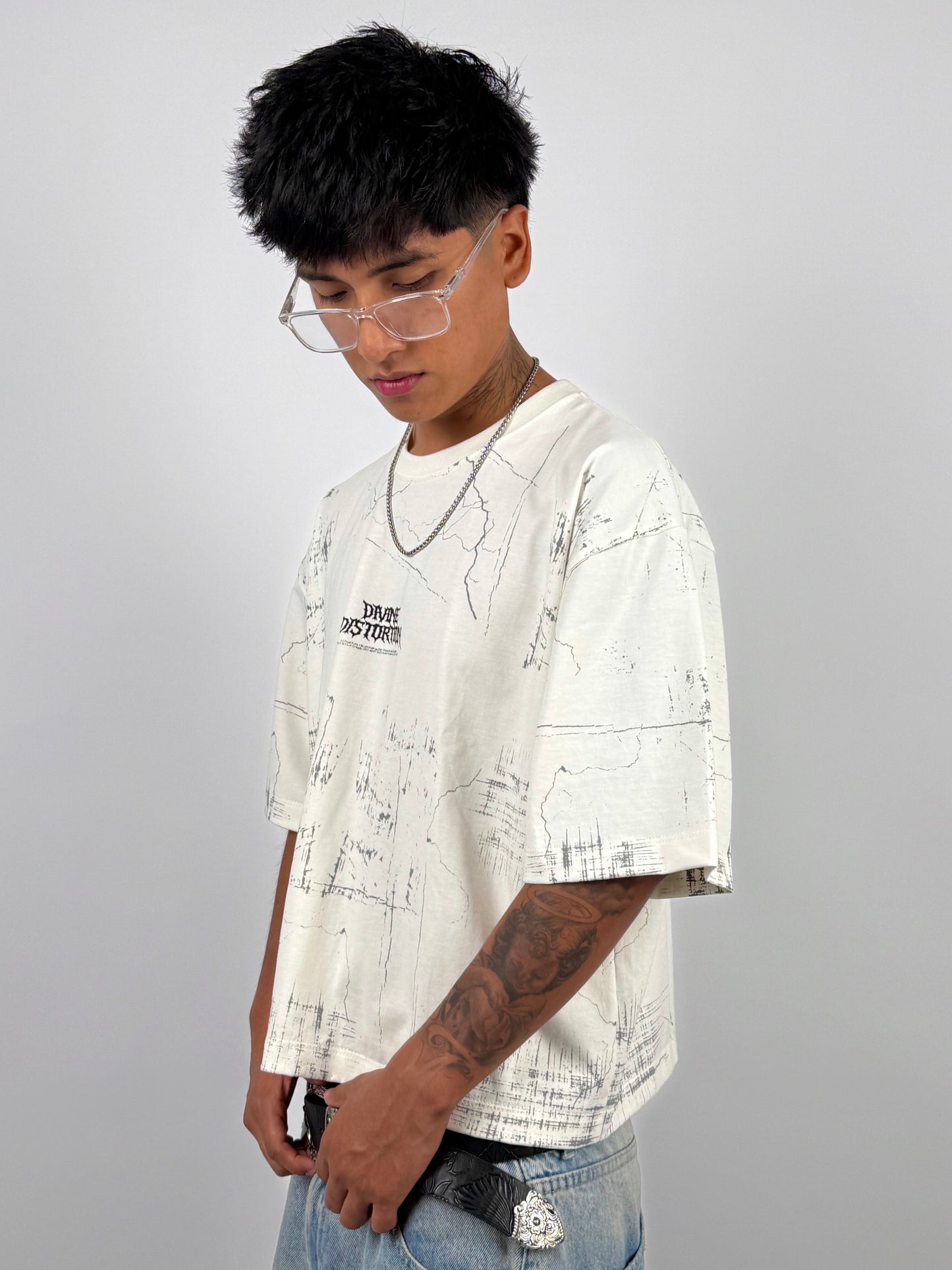 Polos boxy fit Divine Blanco